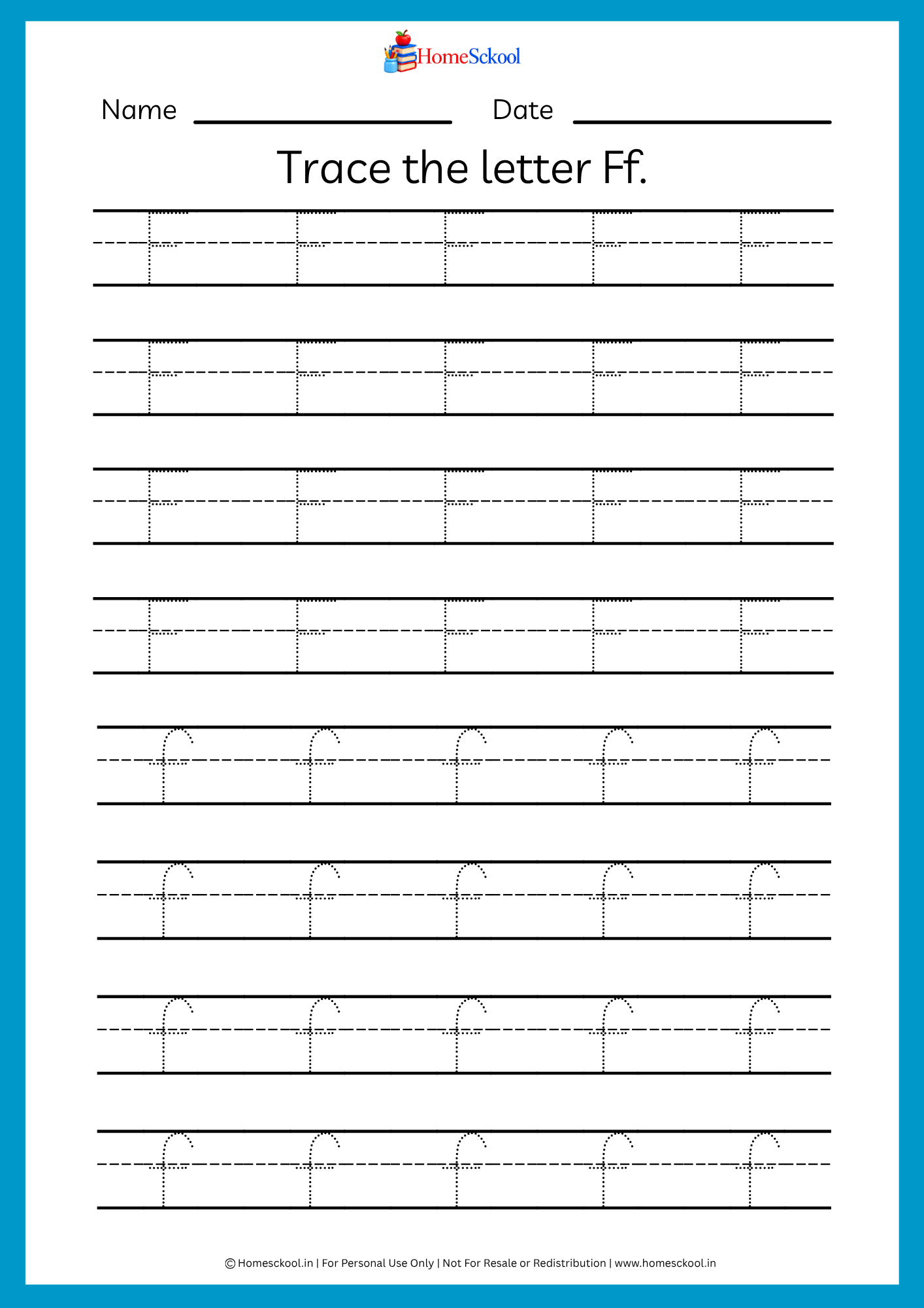 Preschool Alphabet Workbook A–Z (Printable PDF) - Image 8