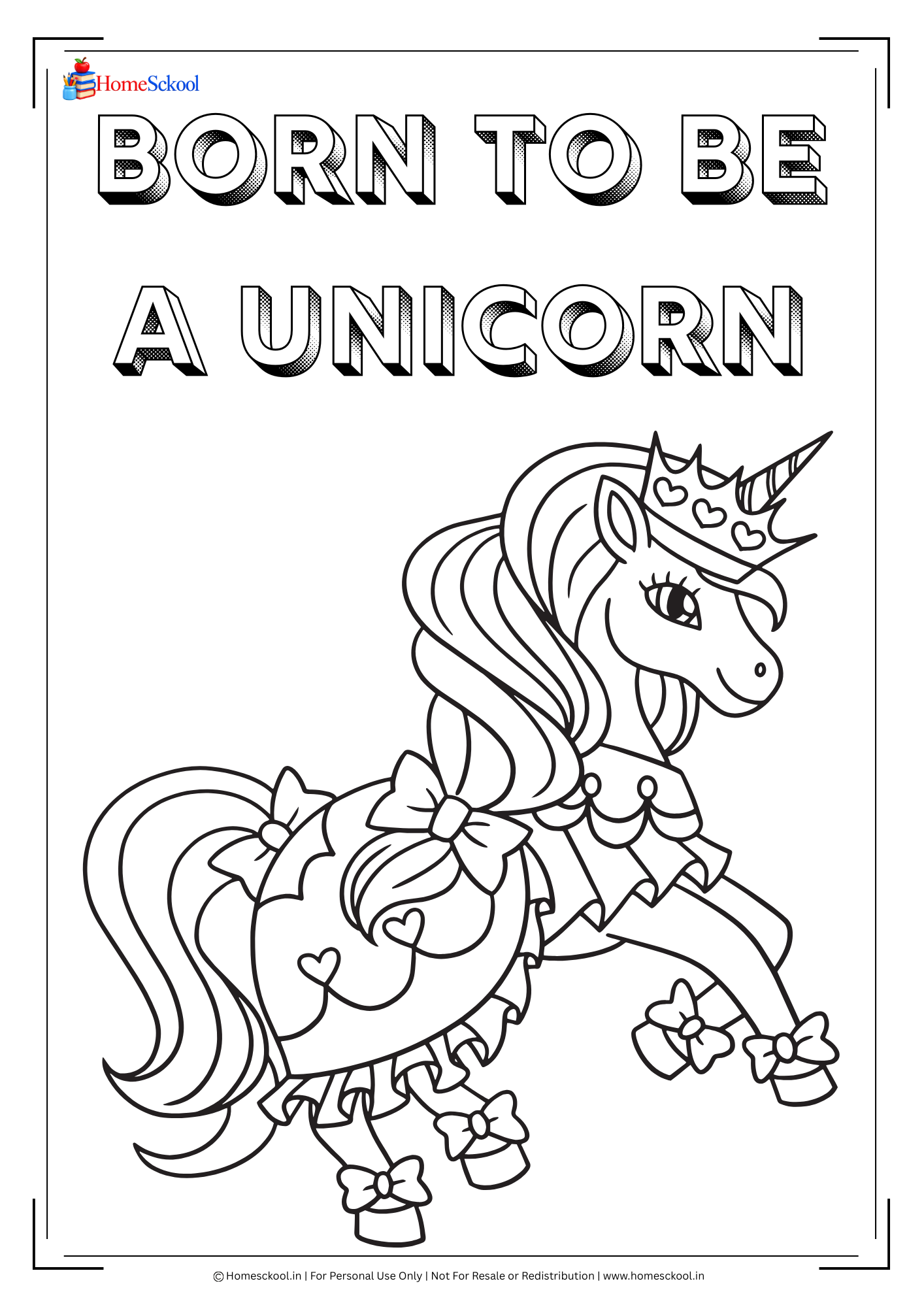 Unicorn Quotes Coloring Book (Printable PDF) - Image 3