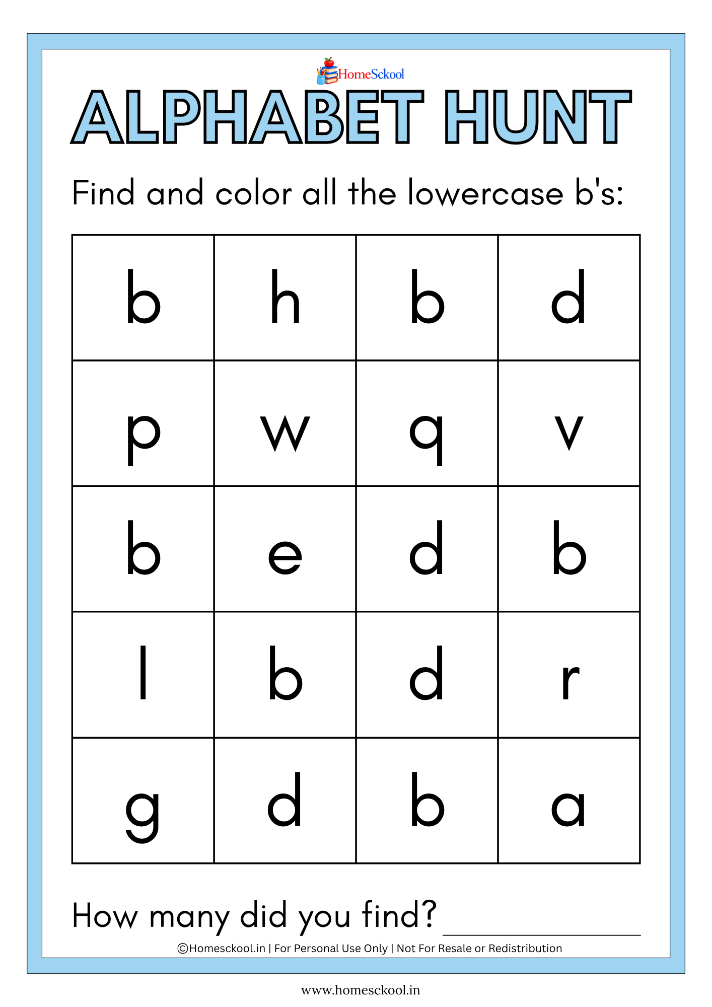 Alphabet Hunt Workbook (Printable PDF) - Image 3
