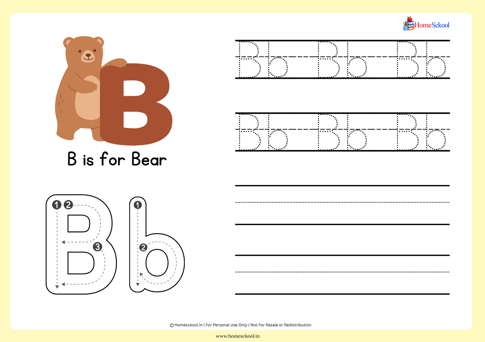 Alphabet Tracing Workbook A–Z (Printable PDF) - Image 3