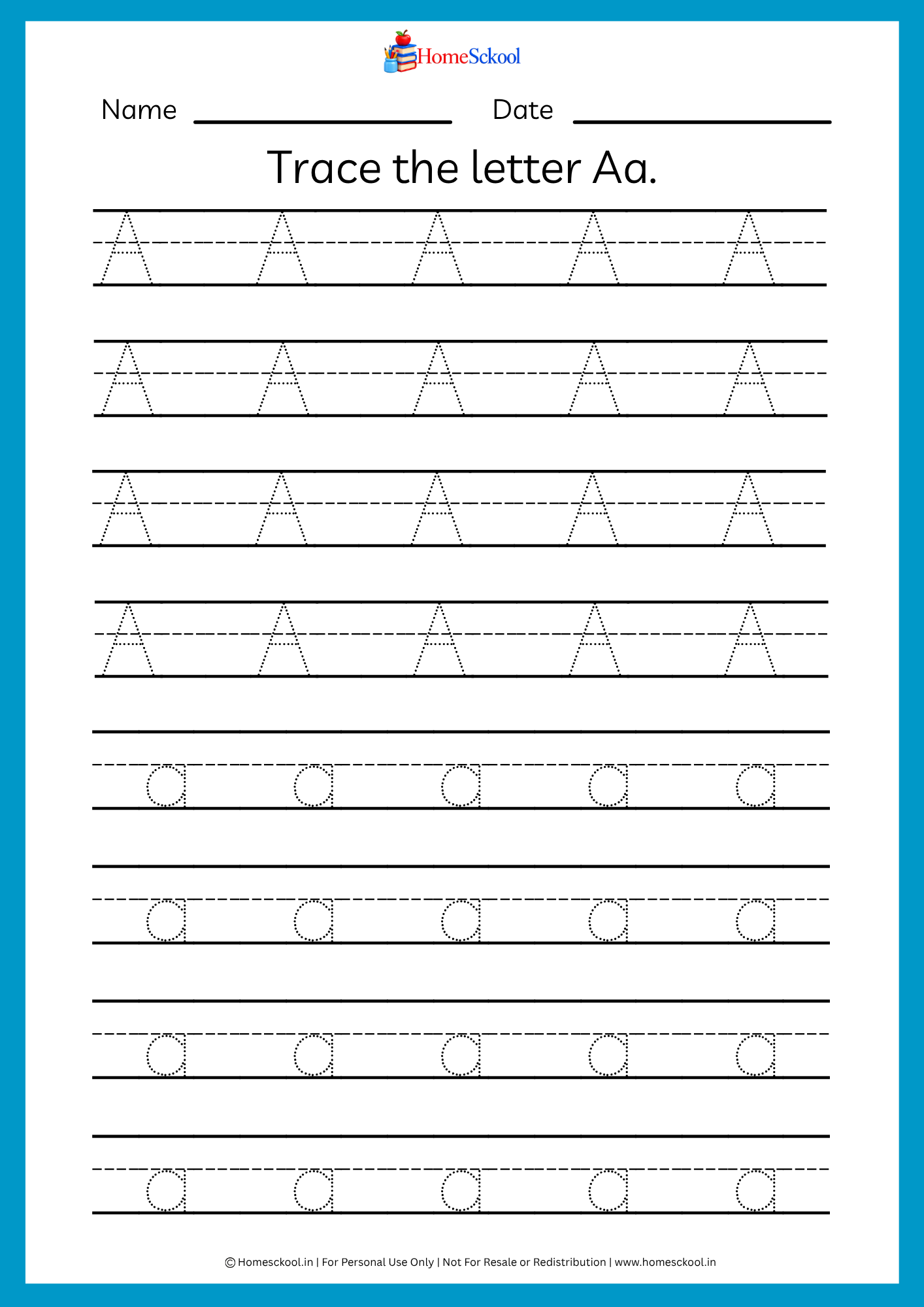 Preschool Alphabet Workbook A–Z (Printable PDF) - Image 3