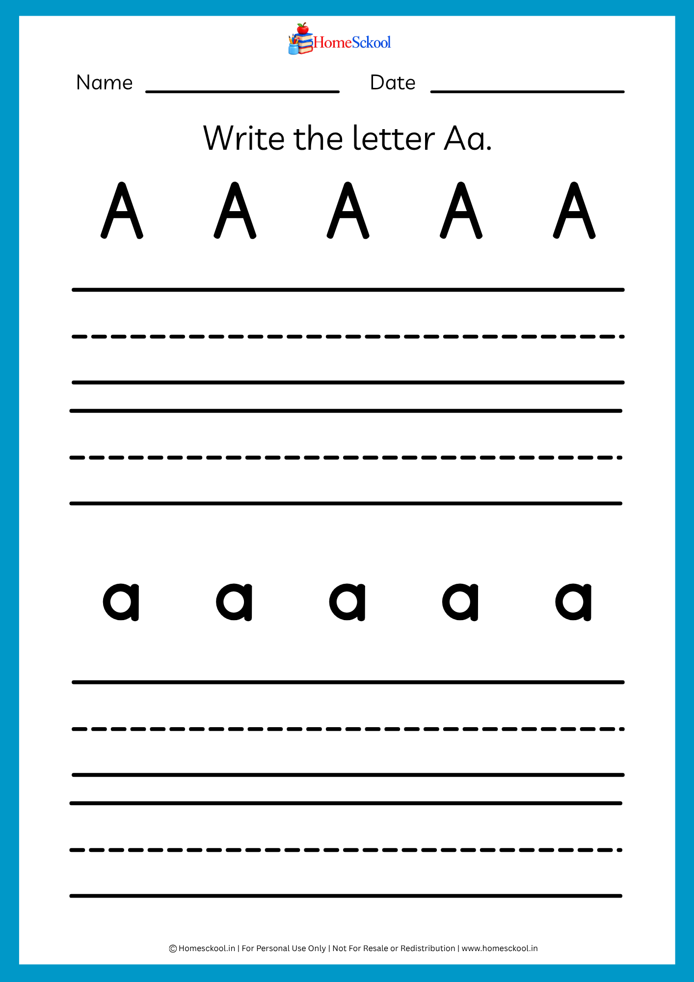 Preschool Alphabet Workbook A–Z (Printable PDF) - Image 4
