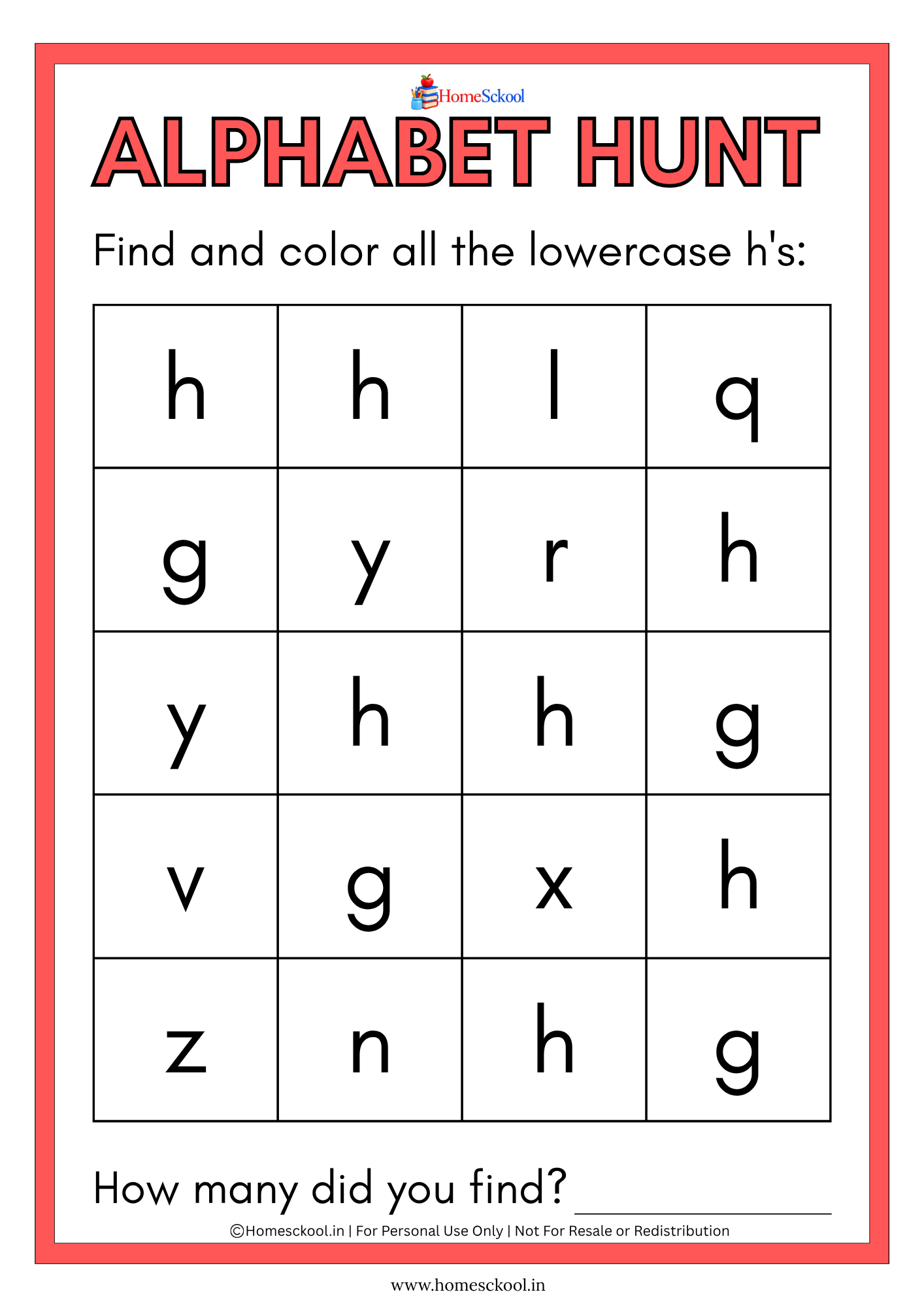 Alphabet Hunt Workbook (Printable PDF) - Image 5