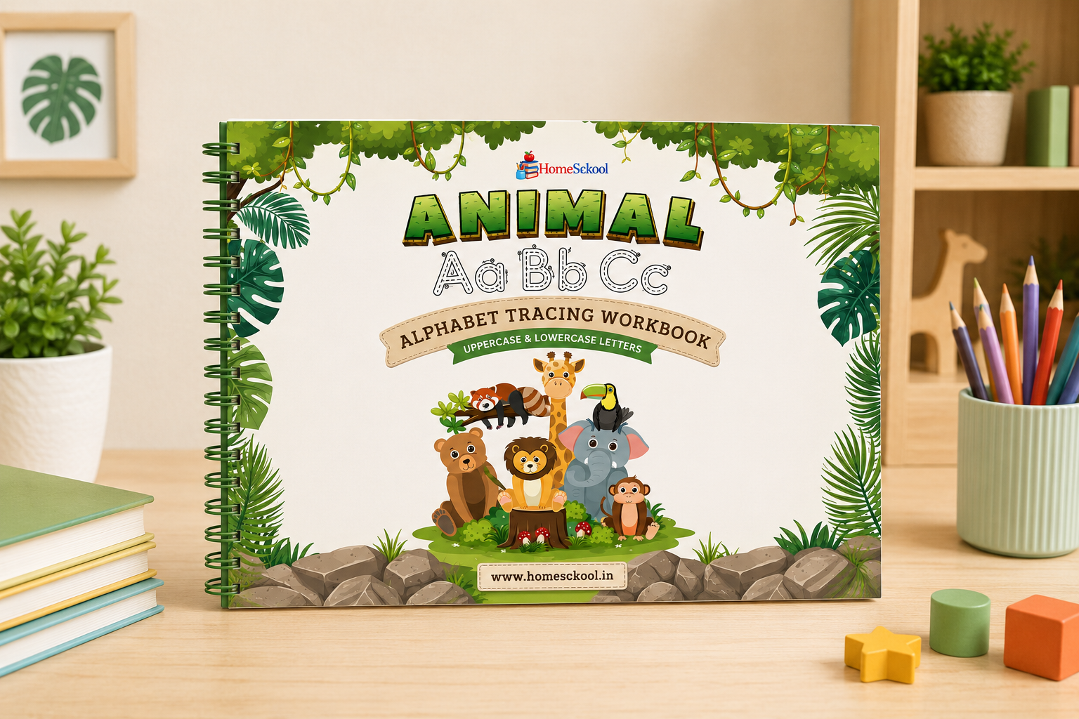 Alphabet Tracing Workbook A–Z (Printable PDF)