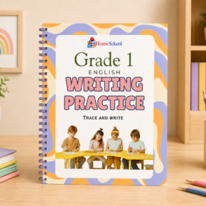 Grade 1 English Writing Practice Workbook (Printable PDF)