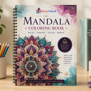Mindful Mandala Coloring Book (Printable PDF)