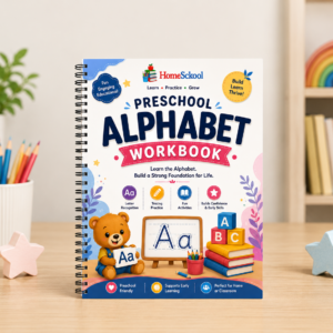 Preschool Alphabet Workbook A–Z (Printable PDF)
