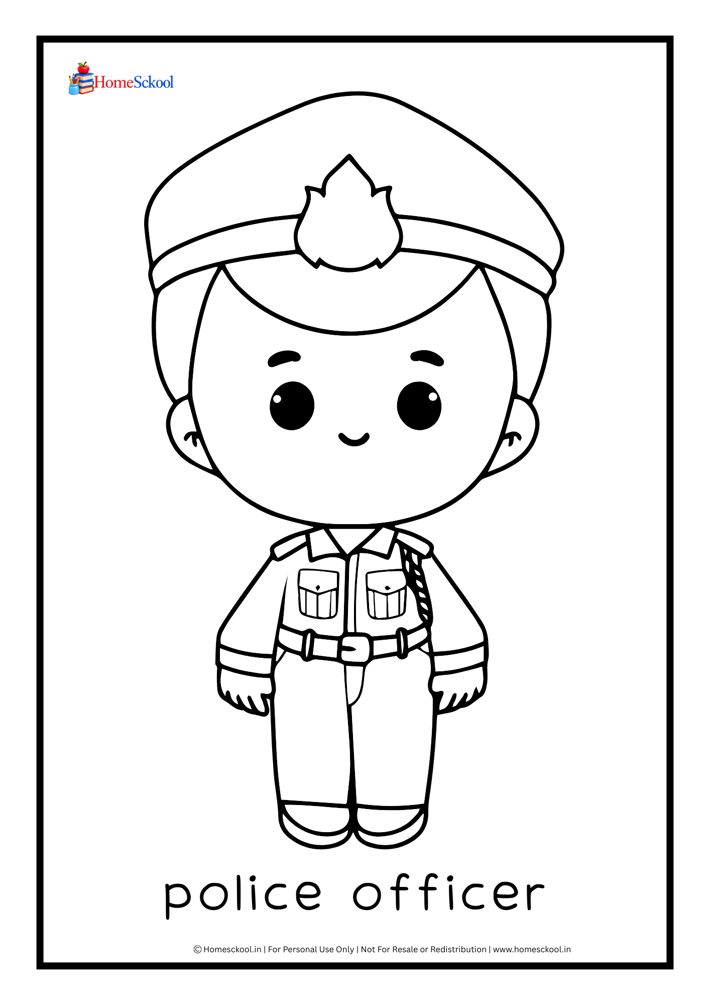 Career Coloring Book for Kids (Printable PDF) - Image 2