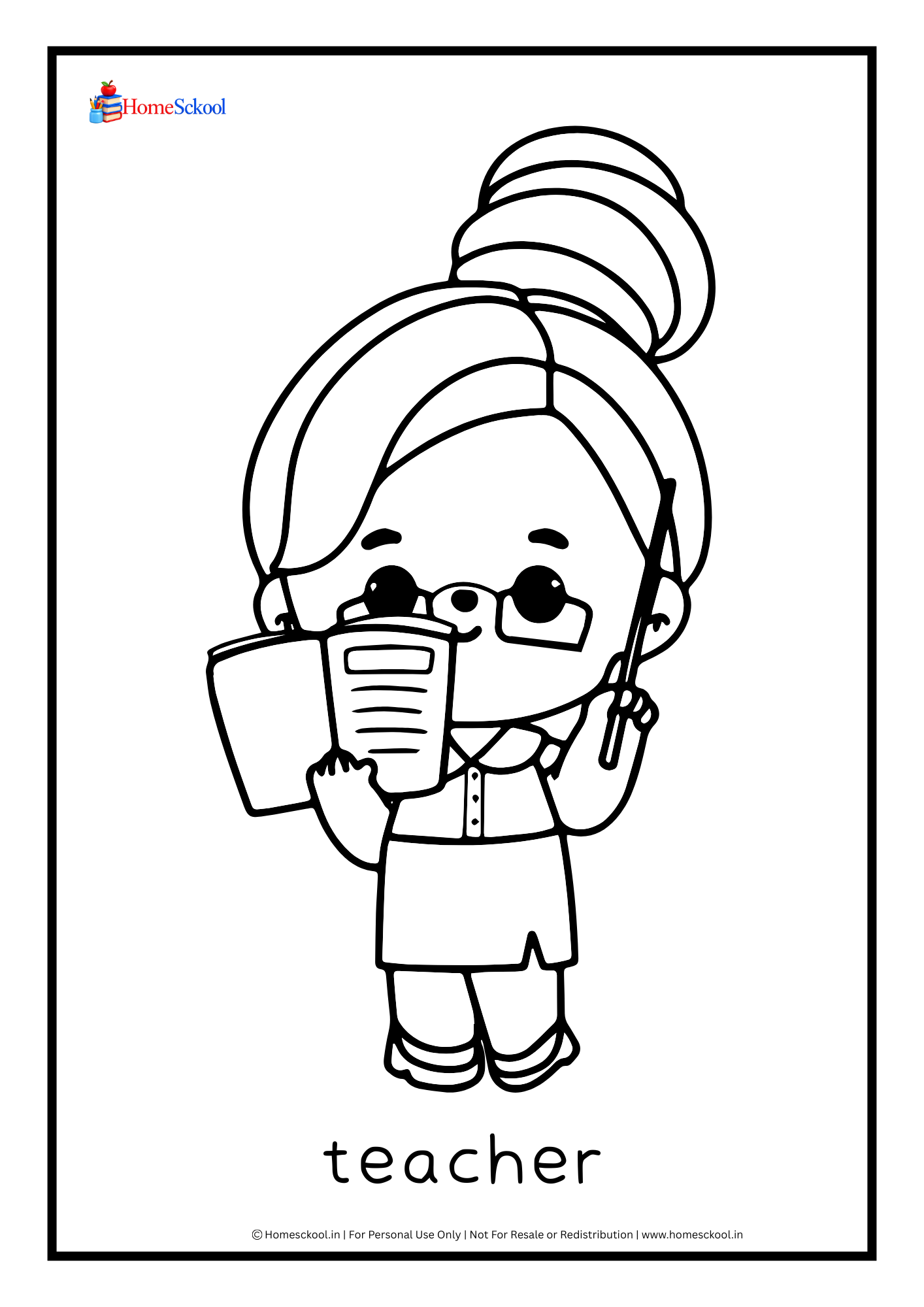 Career Coloring Book for Kids (Printable PDF) - Image 4