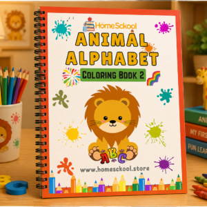 Animal Alphabet Coloring Book – Volume 2 (Printable PDF)