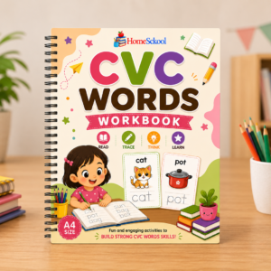 CVC Phonics Workbook for Kindergarten (Printable PDF)