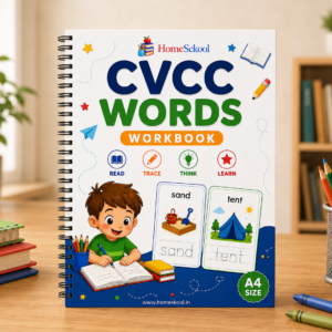 CVCC Phonics Workbook for Kindergarten (Printable PDF)