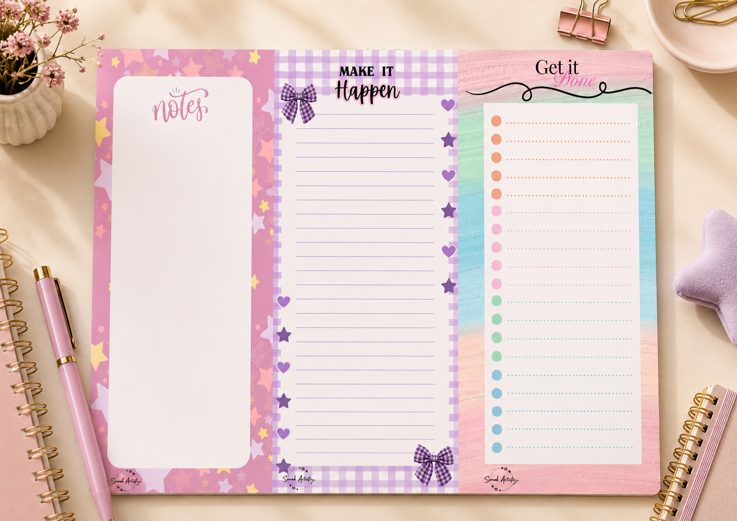 3-in-1 Colorful To-Do List Planner – Printable Daily Planner - Image 4