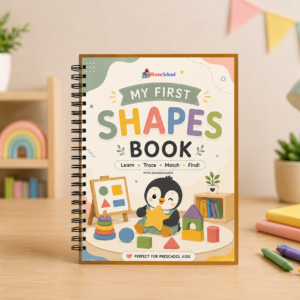 My First Shapes Book – Preschool Shape Recognition & Tracing Workbook (Printable PDF)