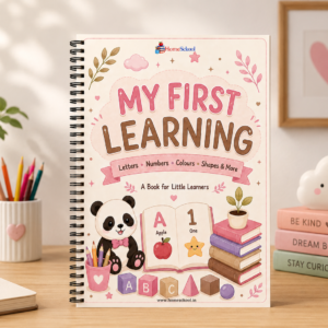 My First Learning — A Basic Learning Book for Little Learners (Printable PDF)